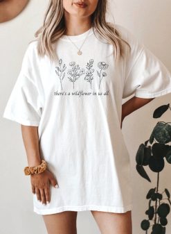 Wildflower Shirt Comfort Colors Unisex T-Shirt