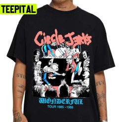 Wonderful Tour Circle Jerks Rock Band Unisex T-Shirt