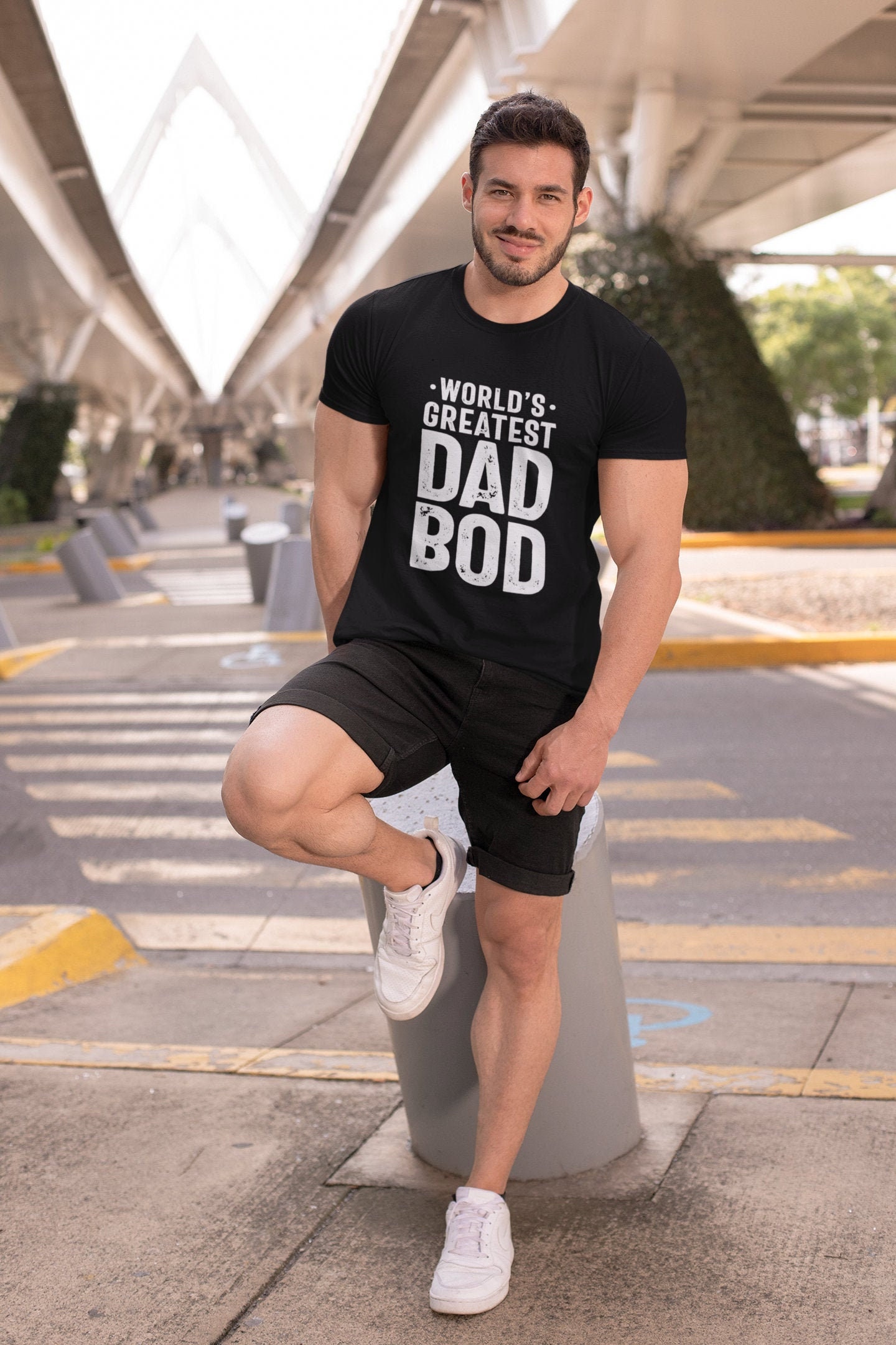 Worlds Greatest Dad Bod Funny Father’s Day Unisex T-Shirt
