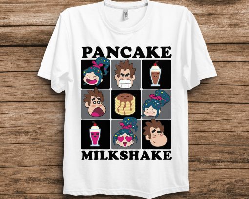 Wreck It Ralph 2 Pancake Grid Graphic Disney Unisex T-Shirt