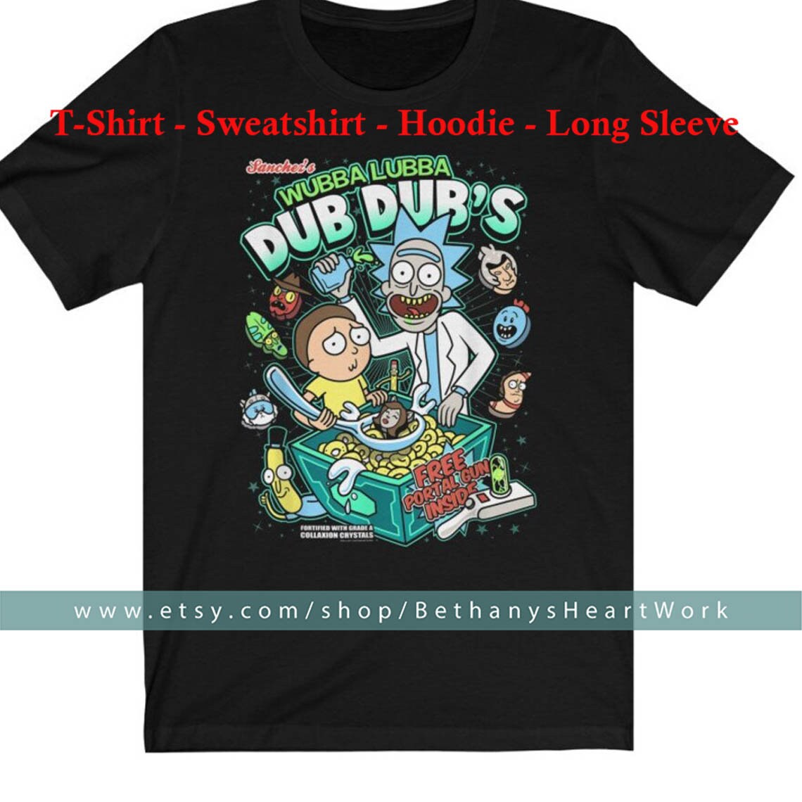 Wubba Lubba Dub Cereal Rick And Morty Unisex T-Shirt