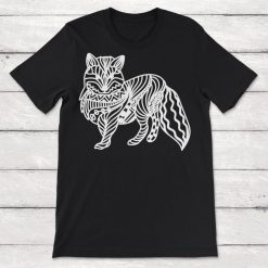 Zentangle Fox Unisex T-Shirt