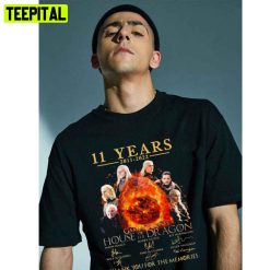 11 Years 2021 2022 House Of The Dragon Thank You For The Memories Unisex T-Shirt