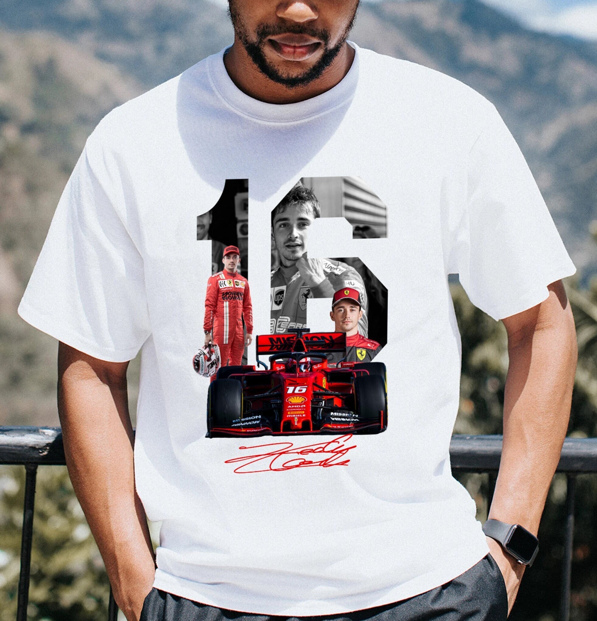 16 Charles Leclerc F1 2022 Champions Unisex T-Shirt – Teepital
