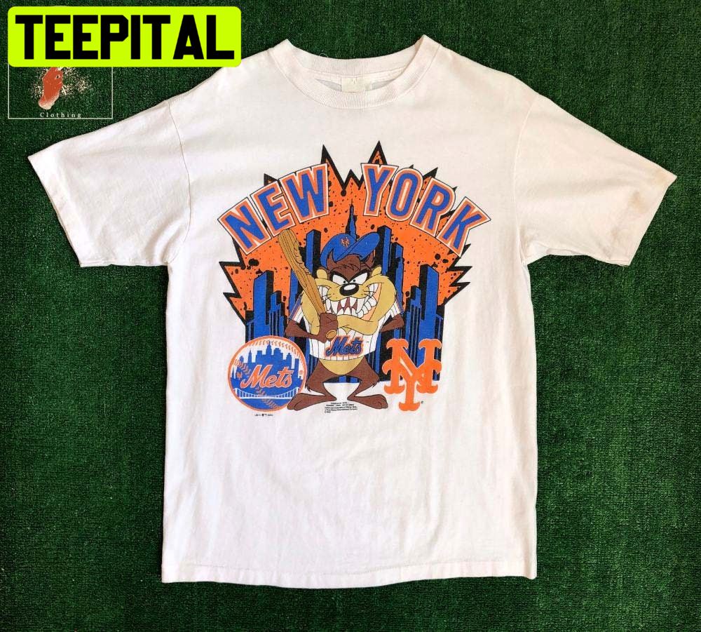 1992 New York Mets X Looney Tunes Taz Mlb Unisex T-Shirt