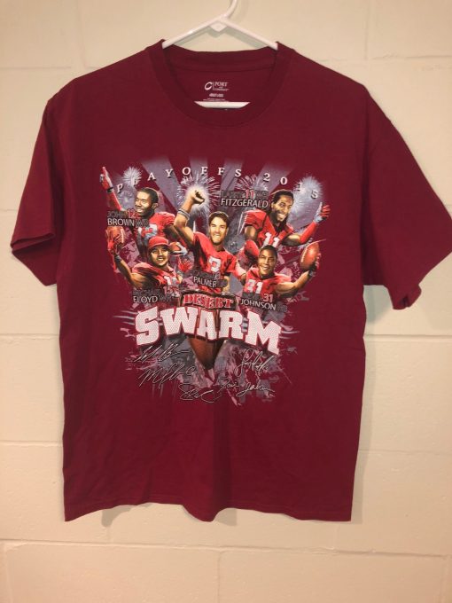 2015 Arizona Cardinals Playoff Size Large Nfl T-Shirt