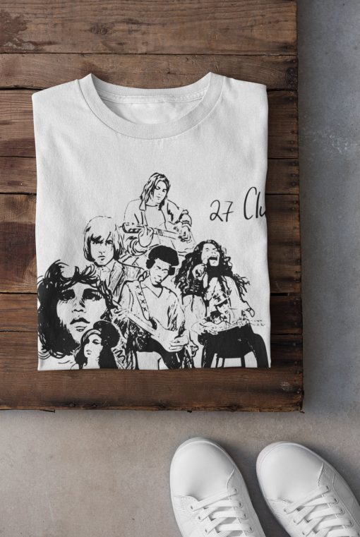 27 Club Forever 27 With Legendary Music Icons Who Died At The Age Of 27 Unisex T-Shirt