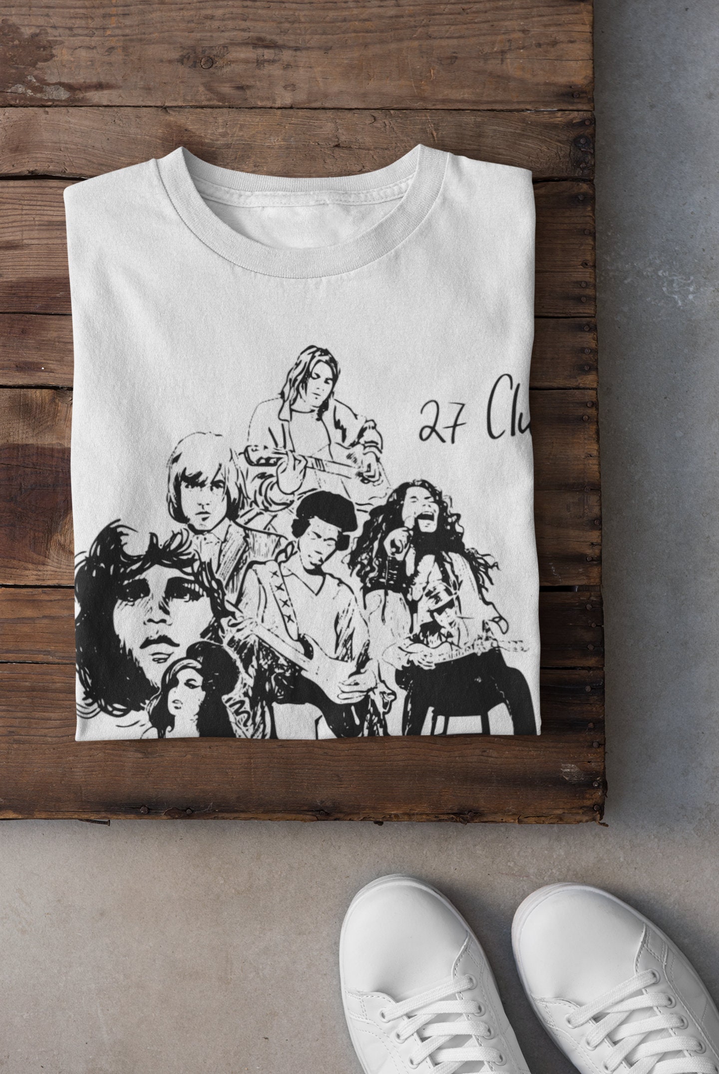 27 Club Forever 27 With Legendary Music Icons Who Died At The Age Of 27 Unisex T-Shirt