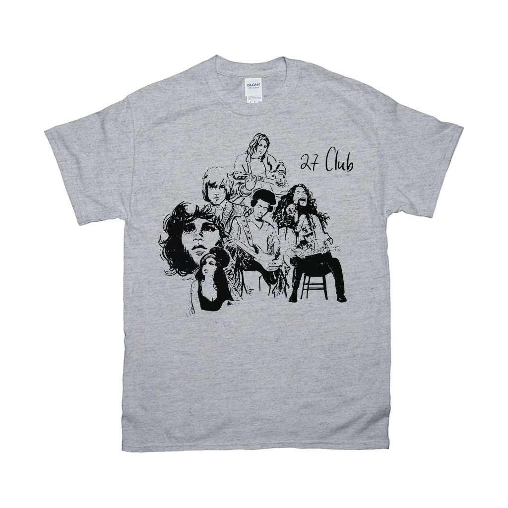 27 Club Forever 27 With Legendary Music Icons Who Died At The Age Of 27 Unisex T-Shirt