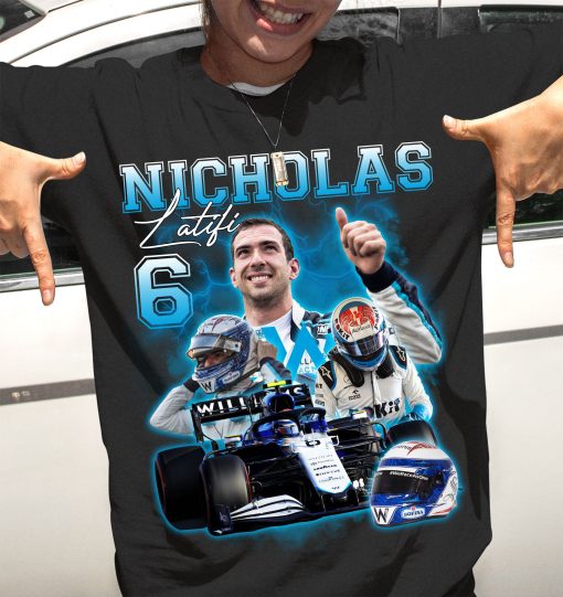 6 Williams Team Motorsport Car Sport Car Nascar Racing Formula 1 F1 Nicholas Latifi Shirt