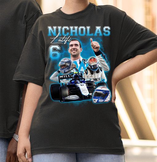 6 Williams Team Motorsport Car Sport Car Nascar Racing Formula 1 F1 Nicholas Latifi Shirt