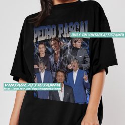 80’s Vintage Art Pedro Pascal American Actor Movie Unisex T-Shirt