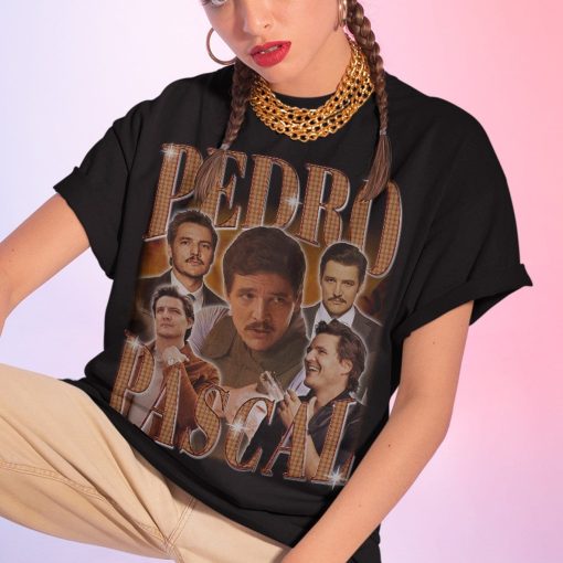 80’s Vintage Art Pedro Pascal Unisex T-Shirt