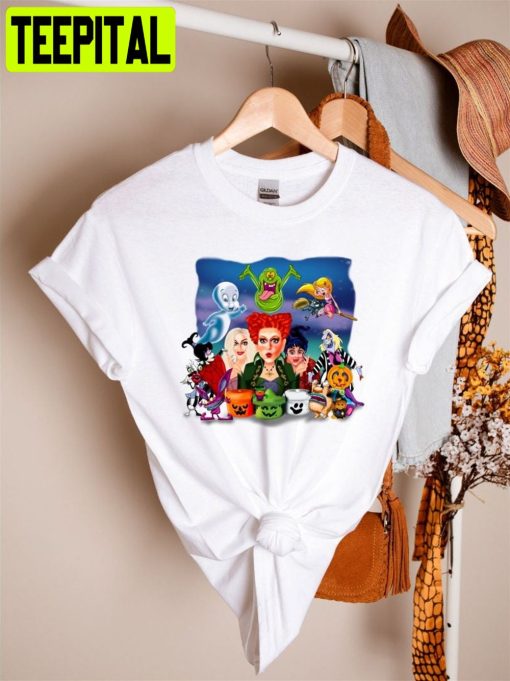 90s Hocus Pocus Sanderson Sisters Witches Halloween Unisex T-Shirt