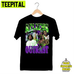 90s Retro Vintage Outkast Atliens Rap Unisex T-Shirt