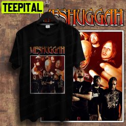 90’s Vintage Art Metal Band Meshuggah Rock Band Unisex T-Shirt