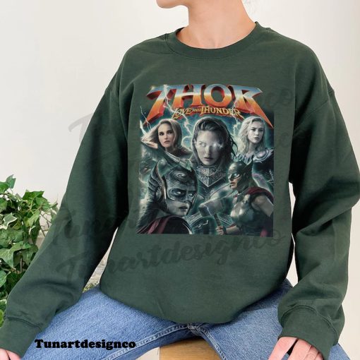 90’s Vintage Art Thor Love And Thunder Unisex T-Shirt