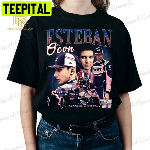 90s Vintage Esteban Ocon Racing Unisex T-Shirt