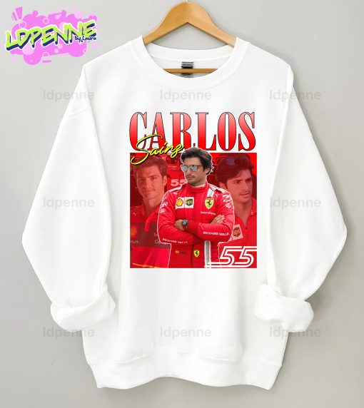 90’s Vintage Style Carlos Sainz Racing Unisex T-Shirt