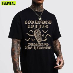 Corroded Coffin And Bat Eddie Munson Stranger Things 4 Unisex T-Shirt