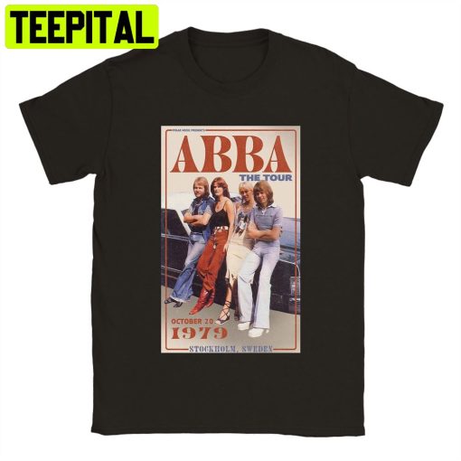 Abba The Tour 1979 Vintage Unisex T-Shirt