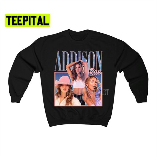 Addison Rae Retro Vintage Art Unisex Sweatshirt