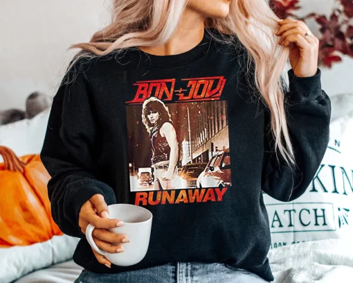 Aesthetic Illustration Bon Jovi Rap Music Unisex Sweatshirt