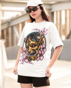 Aesthetic Illustration Oni Japanese Urban Unisex T-Shirt