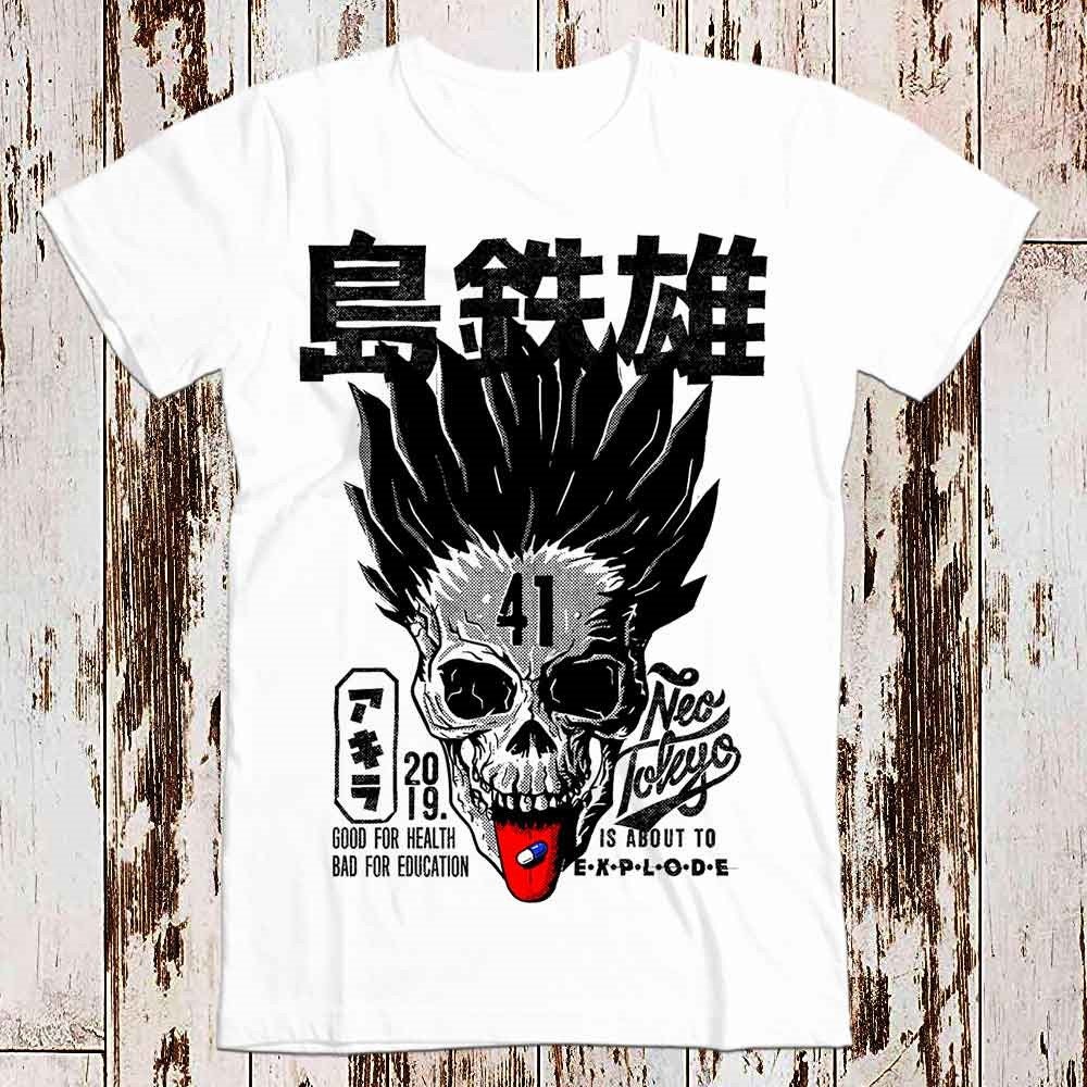 Akira Neo Tokyo Good For Health Bad For Education Anime Unisex T Shirt