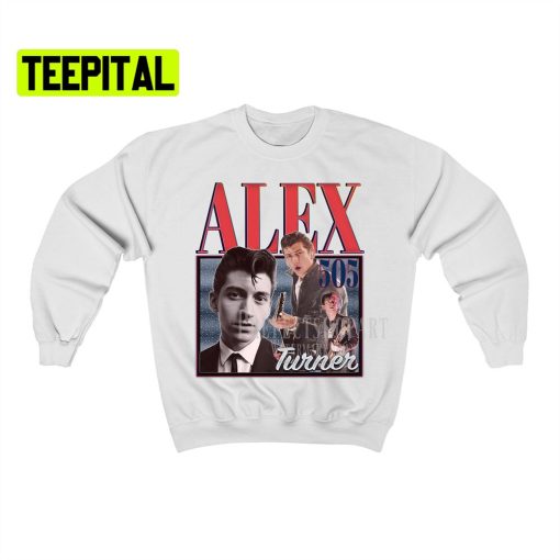 Alex Turner Retro Vintage Art Unisex Sweatshirt