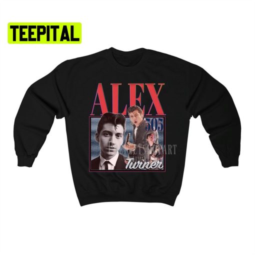 Alex Turner Retro Vintage Art Unisex Sweatshirt