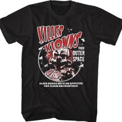 Alien Bozos Killer Klowns From Outer Space 80s 90s Horror Unisex T-Shirt