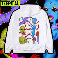 Alien Edgy Art Unisex Hoodie