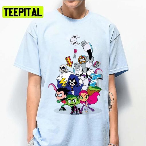 All Characters In Teen Titans Go Unisex T-Shirt