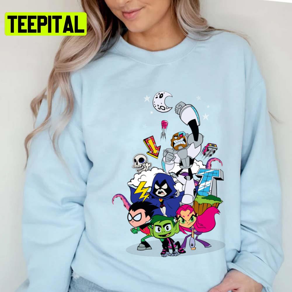 All Characters In Teen Titans Go Unisex T-Shirt
