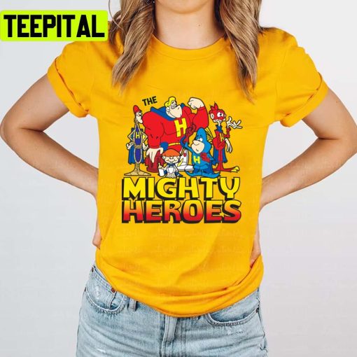 All Characters Mighty Mouse Colorful Design Unisex T-Shirt