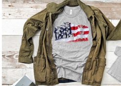 American Flag Cow 4th Of July Independence Day Unisex T-Shirt