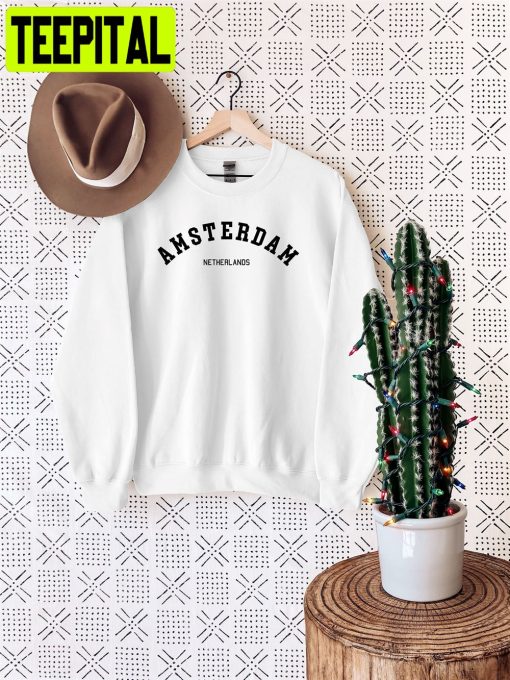 Amsterdam Vintage Art Unisex Sweatshirt