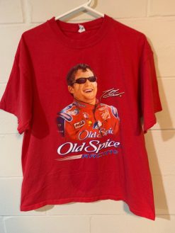 Anvil Tony Stewart Old Spice Racing Red Nascar T-Shirt