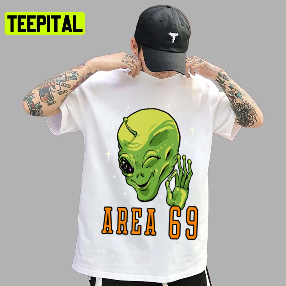 Area 69 Aliens Love Area 69 They Will Join Us Mens Womens Solar Opposites Graphic Unisex T-Shirt