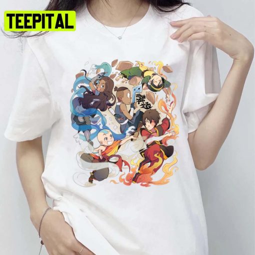 Avatar The Last Airbender Characters United Atla Unisex T-Shirt