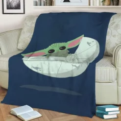 Baby Yoda Star Wars Best Seller Fleece Blanket Throw Blanket Gift