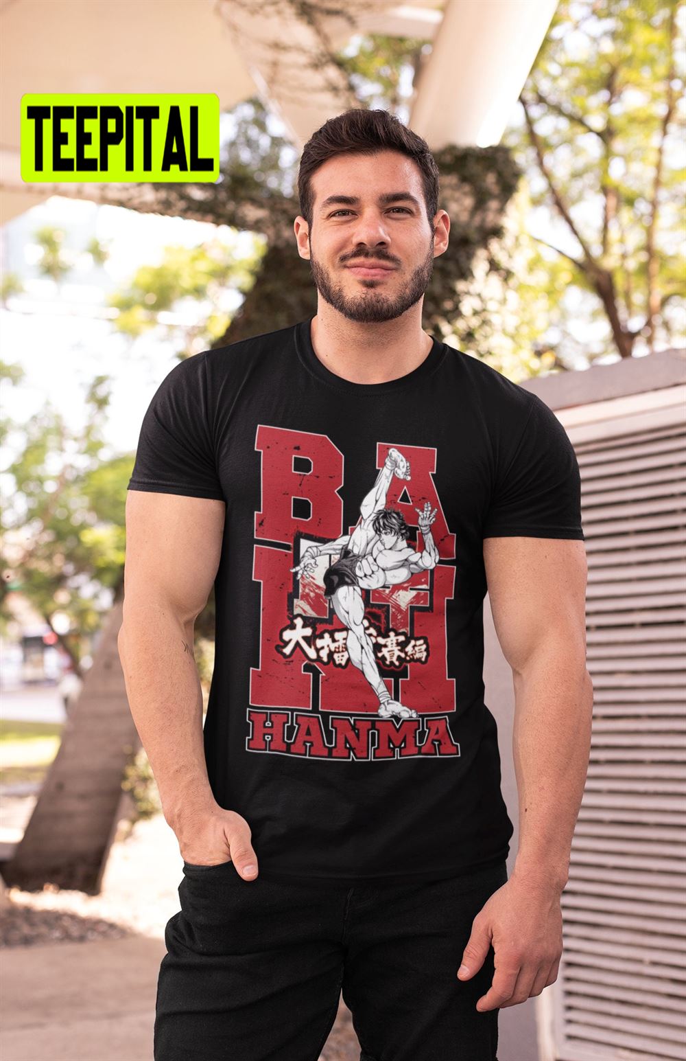 Anime Baki The Grappler T-Shirt - Baki Hanma