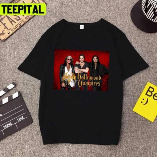 Band Hollywood Vampires Johnny Depp Unisex T-Shirt