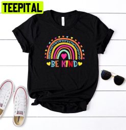 Be Kind Raindow Leopard Rainbow Unisex T-Shirt