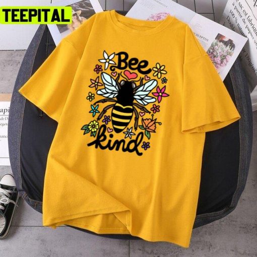 Bee Kind Funny Trending Design Unisex T-Shirt