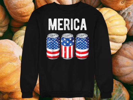 Beer American Flag 4th Of July Independence Day Unisex T-Shirt