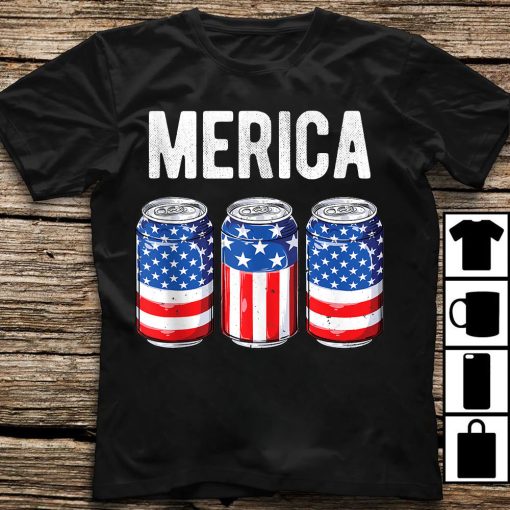 Beer American Flag 4th Of July Independence Day Unisex T-Shirt