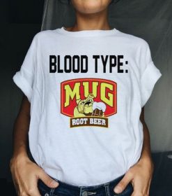 Beer Soda Pop Drink Logo Funny Blood Type Parody Pit Bull Unisex T-Shirt