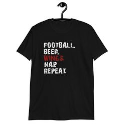 Beer Wings Nap Repeat Unisex T-Shirt